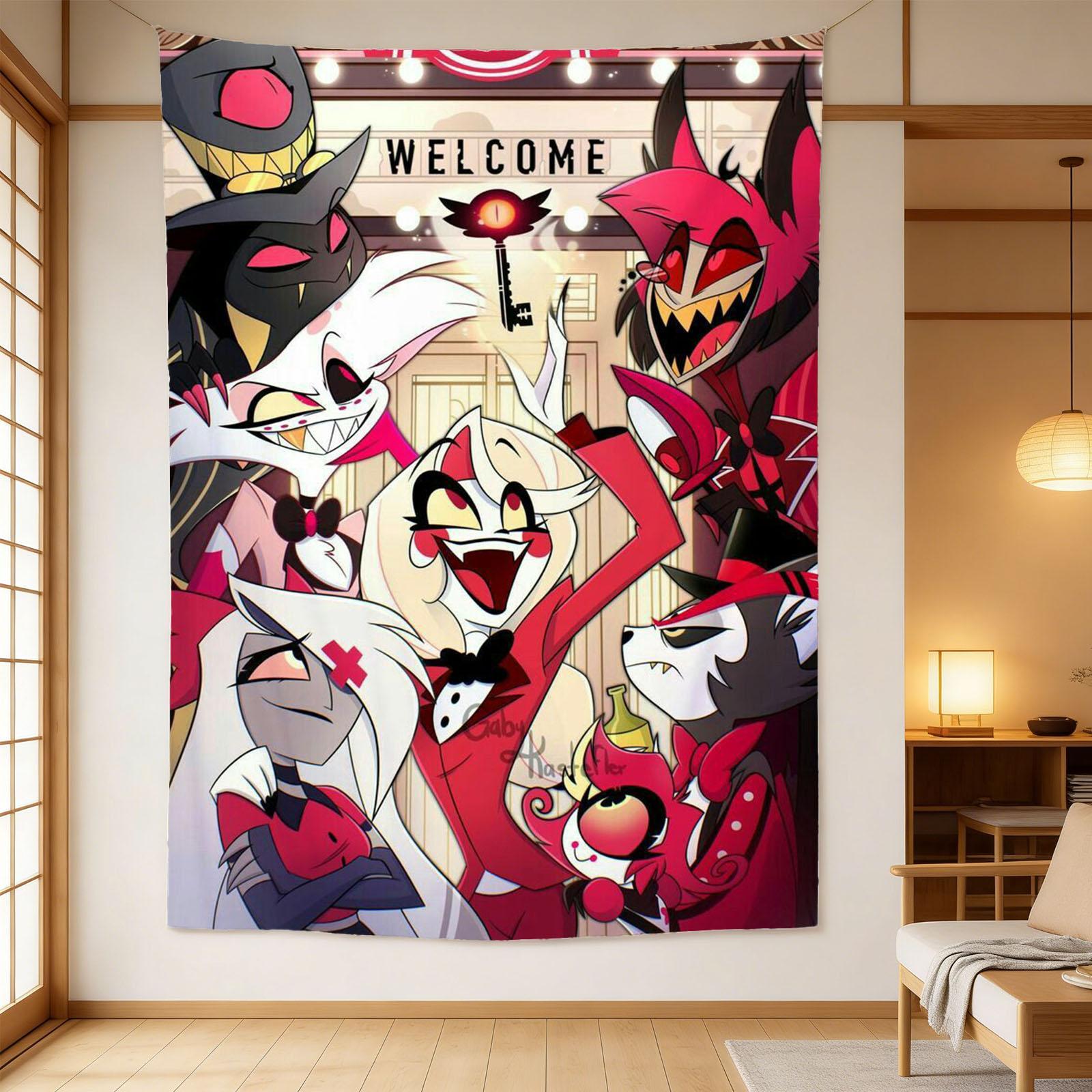 Hhazbin Comedy Hotel Printed Tapestry Hippie Decoration Living Room Bedroom Home Decoration Home Decoration Aesthetics Bedroom 74x94cm(29x37in)
Hhazbin Comedy Hotel Printed Tapestry Hippie Decoration Living Room Bedroom Home Decoration Home Decoration Aesthetics Bedroom 74x94cm(29x37in)