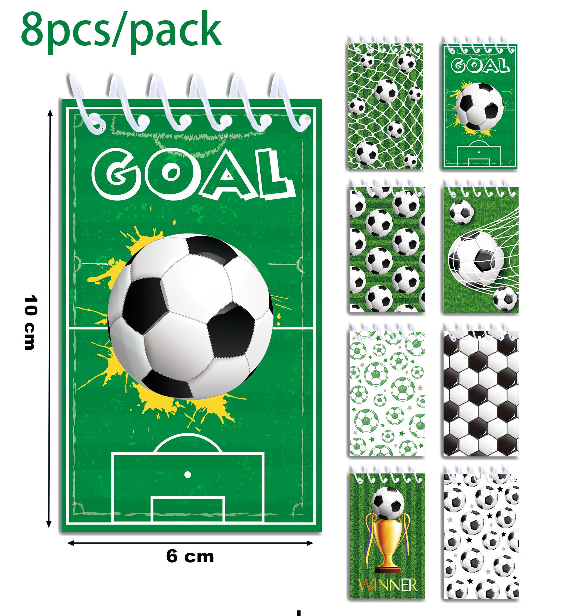 8pcs Soccer Football Theme Mini Spiral Pocket Notebooks Memo Pad Coil Booklet Notepads For Office Stationery School Diaries
8pcs Soccer Football Theme Mini Spiral Pocket Notebooks Memo Pad Coil Booklet Notepads For Office Stationery School Diaries
