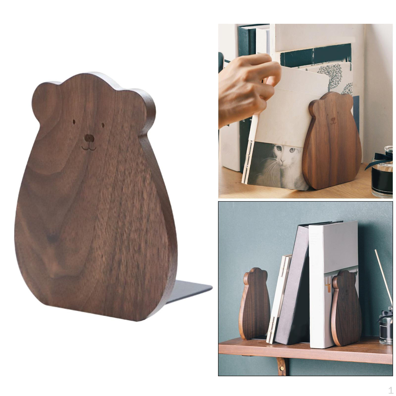 Wooden Bookend Bookshelf Book Support Stopper Organiser Decorative Shelves for Christmas Men Library
Wooden Bookend Bookshelf Book Support Stopper Organiser Decorative Shelves for Christmas Men Library