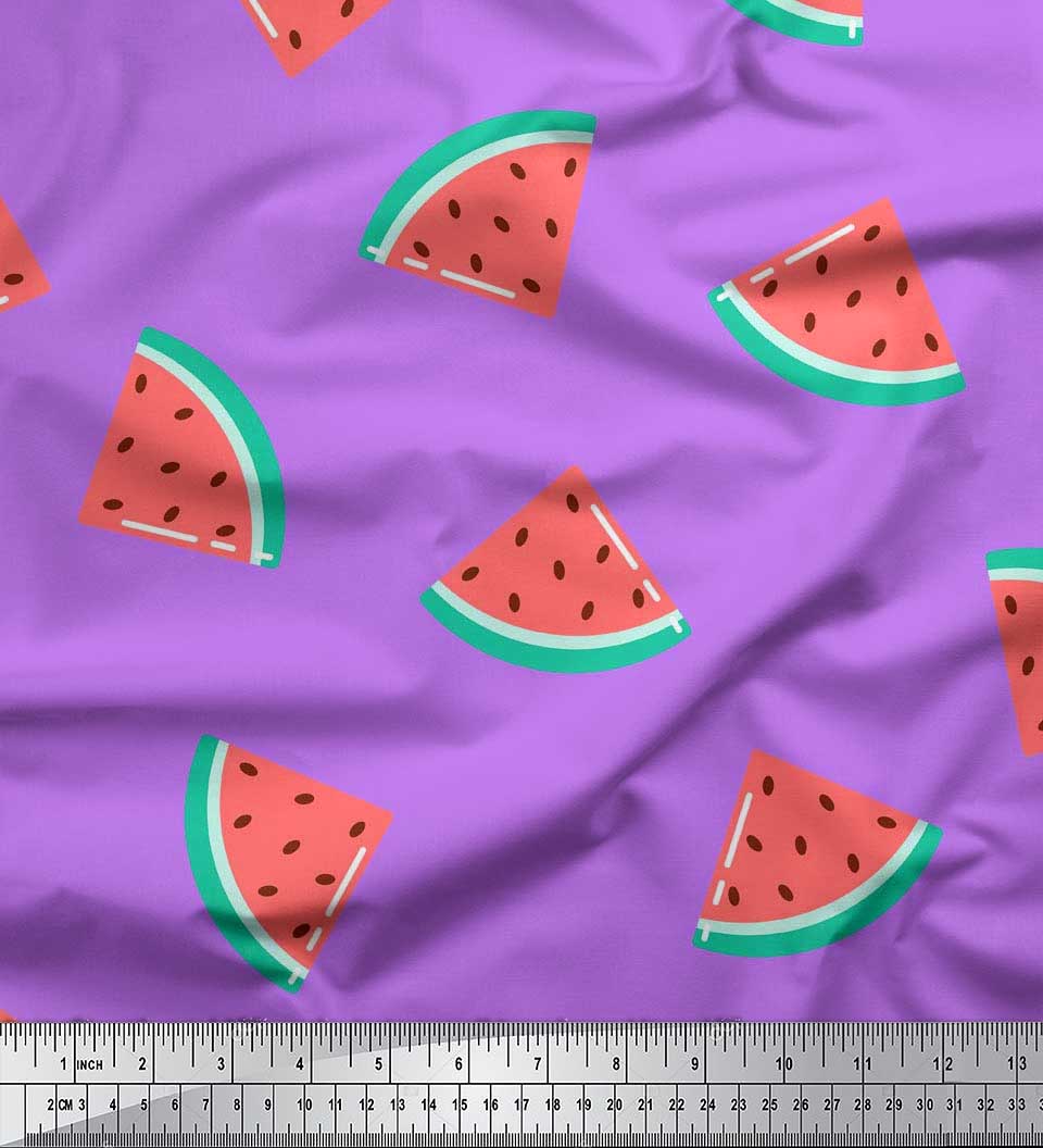 Тканина Soimoi Purple Japan Crepe Satin Тканина з кавуновими фруктами і принтом на метр 42 дюйма 42 Inch Wide - Poly Crepe білий
Тканина Soimoi Purple Japan Crepe Satin Тканина з кавуновими фруктами і принтом на метр 42 дюйма 42 Inch Wide - Poly Crepe білий