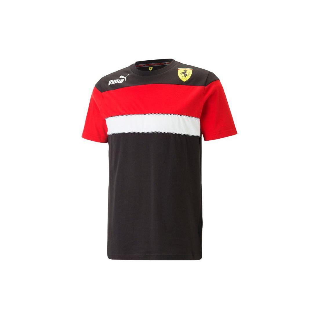 Puma Пуловер с круглым вырезом и короткими рукавами Ferrari Racing Series с логотипом в стиле колор-блок, унисекс, черный 538159-01 L
Puma Пуловер с круглым вырезом и короткими рукавами Ferrari Racing Series с логотипом в стиле колор-блок, унисекс, черный 538159-01 L