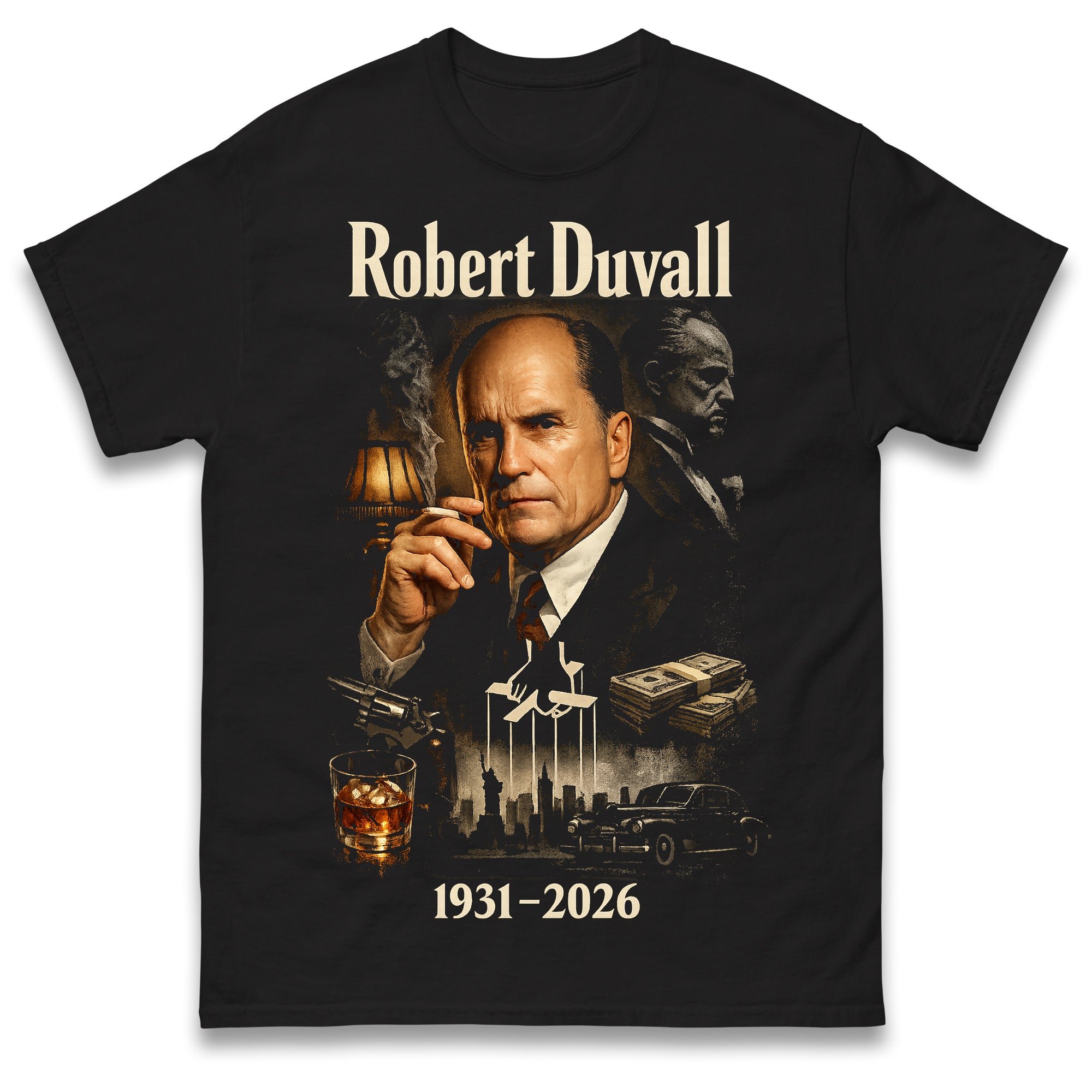 Robert Duvall 1931-2026 Tribute T Shirt Tshirt Mens Womens Unisex Tops Tees M
Robert Duvall 1931-2026 Tribute T Shirt Tshirt Mens Womens Unisex Tops Tees M