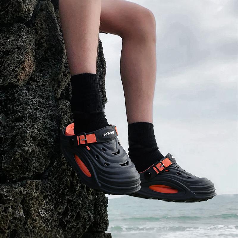 Outdoor hole shoes men s summer new wear non-slip thick-soled breathable bag head slippers beach cool slippers men 44-45 (suitable for sizes 43-44)
Outdoor hole shoes men s summer new wear non-slip thick-soled breathable bag head slippers beach cool slippers men 44-45 (suitable for sizes 43-44)