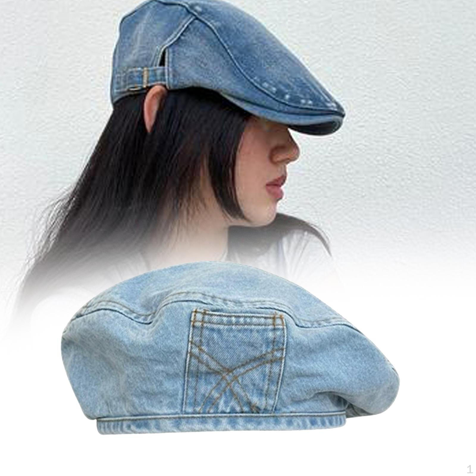 Джинсовый берет, элегантный головной убор, удобная шапочка для путешествий, шопинга, отпуска
Джинсовый берет, элегантный головной убор, удобная шапочка для путешествий, шопинга, отпуска