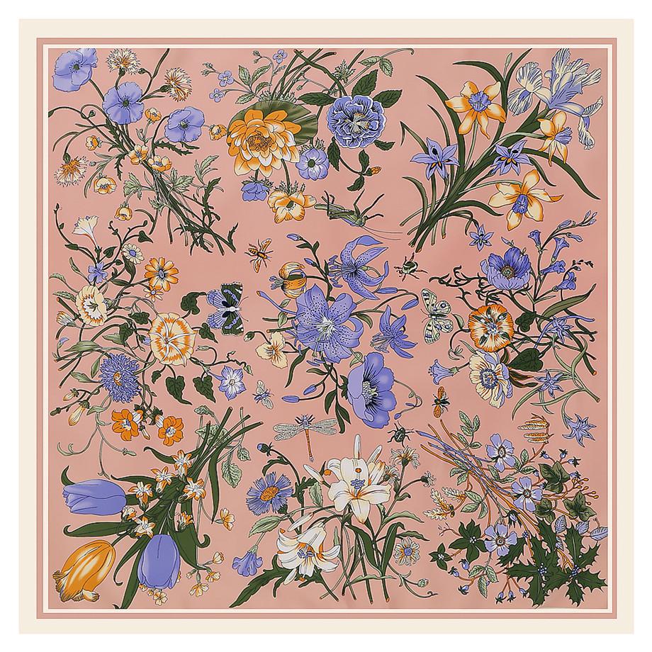 130cm Luxury Brand Twill Silk Scarf Women Bandana Square Scarf Design Floral Kerchief Scarves For Ladies Fashion Shawl Echarpe
130cm Luxury Brand Twill Silk Scarf Women Bandana Square Scarf Design Floral Kerchief Scarves For Ladies Fashion Shawl Echarpe