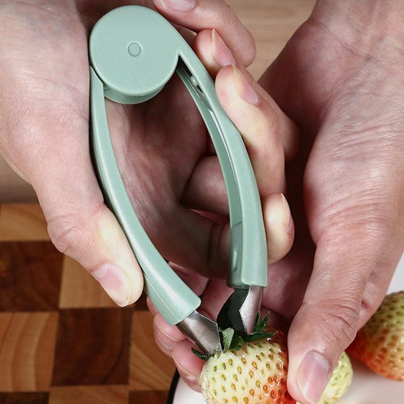 ABS+Stainless Steel Strawberry Stem Remover Tomato Pineapple Corer Fruit Eye Peeler Kitchen Tool (BPA Free,No FDA Certificate) Type A
ABS+Stainless Steel Strawberry Stem Remover Tomato Pineapple Corer Fruit Eye Peeler Kitchen Tool (BPA Free,No FDA Certificate) Type A