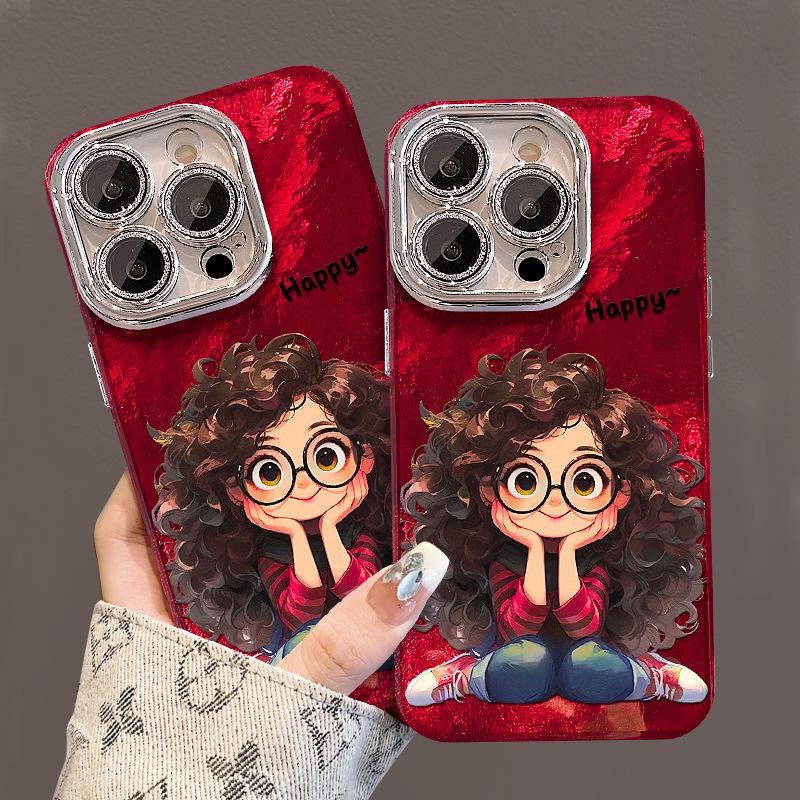 Cute Curly-haired Girl, Suitable for Apple 2016 New Year Phone Case 15pro Lens Film Anti-drop 14 High-end Feel 13/12 iPhone 16
Cute Curly-haired Girl, Suitable for Apple 2016 New Year Phone Case 15pro Lens Film Anti-drop 14 High-end Feel 13/12 iPhone 16