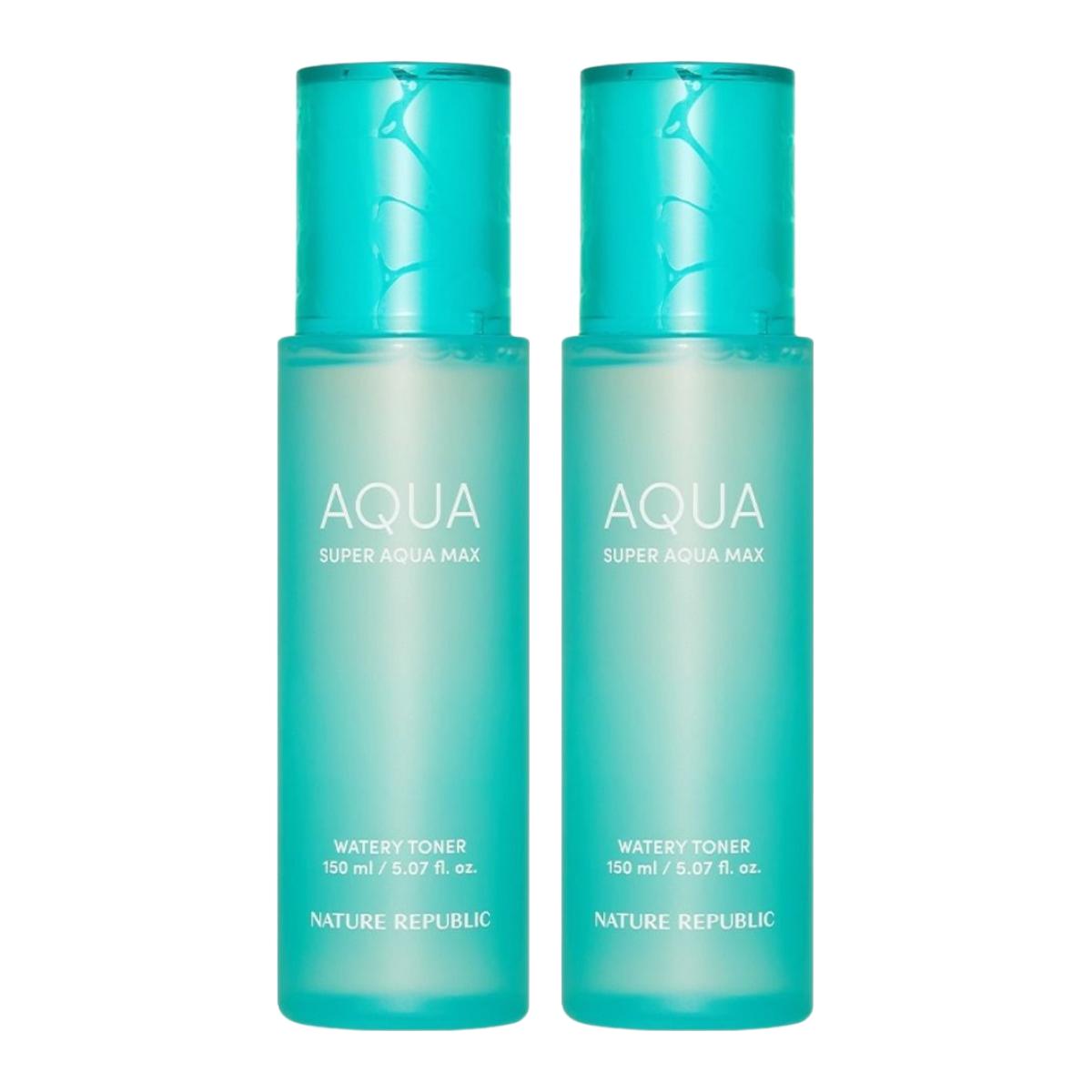 Nature Republic Super Aqua Max Водяной тонер Глубокое увлажнение и подготовка кожи Двойная упаковка 150 мл x 2
Nature Republic Super Aqua Max Водяной тонер Глубокое увлажнение и подготовка кожи Двойная упаковка 150 мл x 2