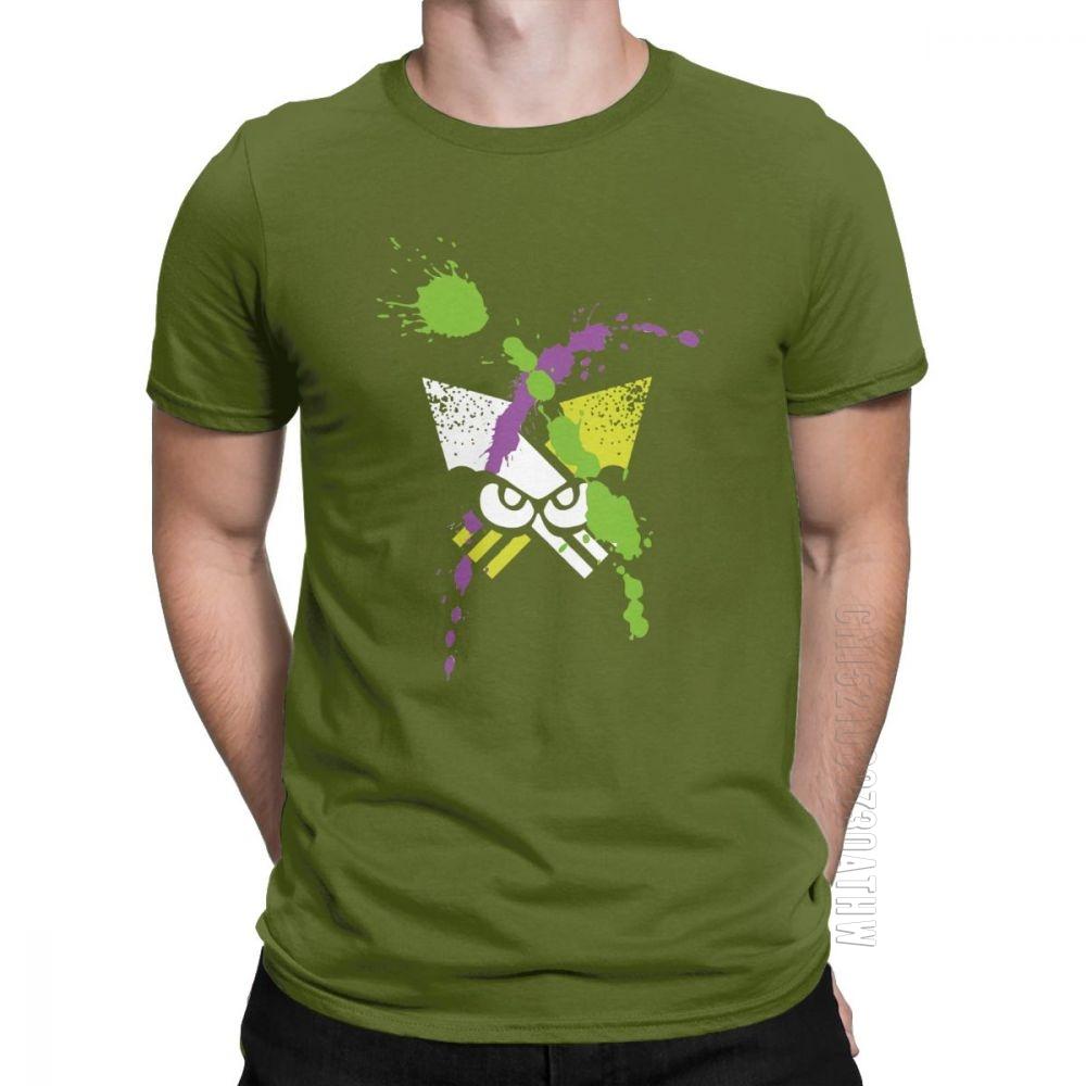 Mens T Shirts Splatoon Turf Wars Funny 100 Cotton Tees Short Sleeve Ink Kid Game Squid TShirts Crewneck Clothes Big Size 4XL
Mens T Shirts Splatoon Turf Wars Funny 100 Cotton Tees Short Sleeve Ink Kid Game Squid TShirts Crewneck Clothes Big Size 4XL