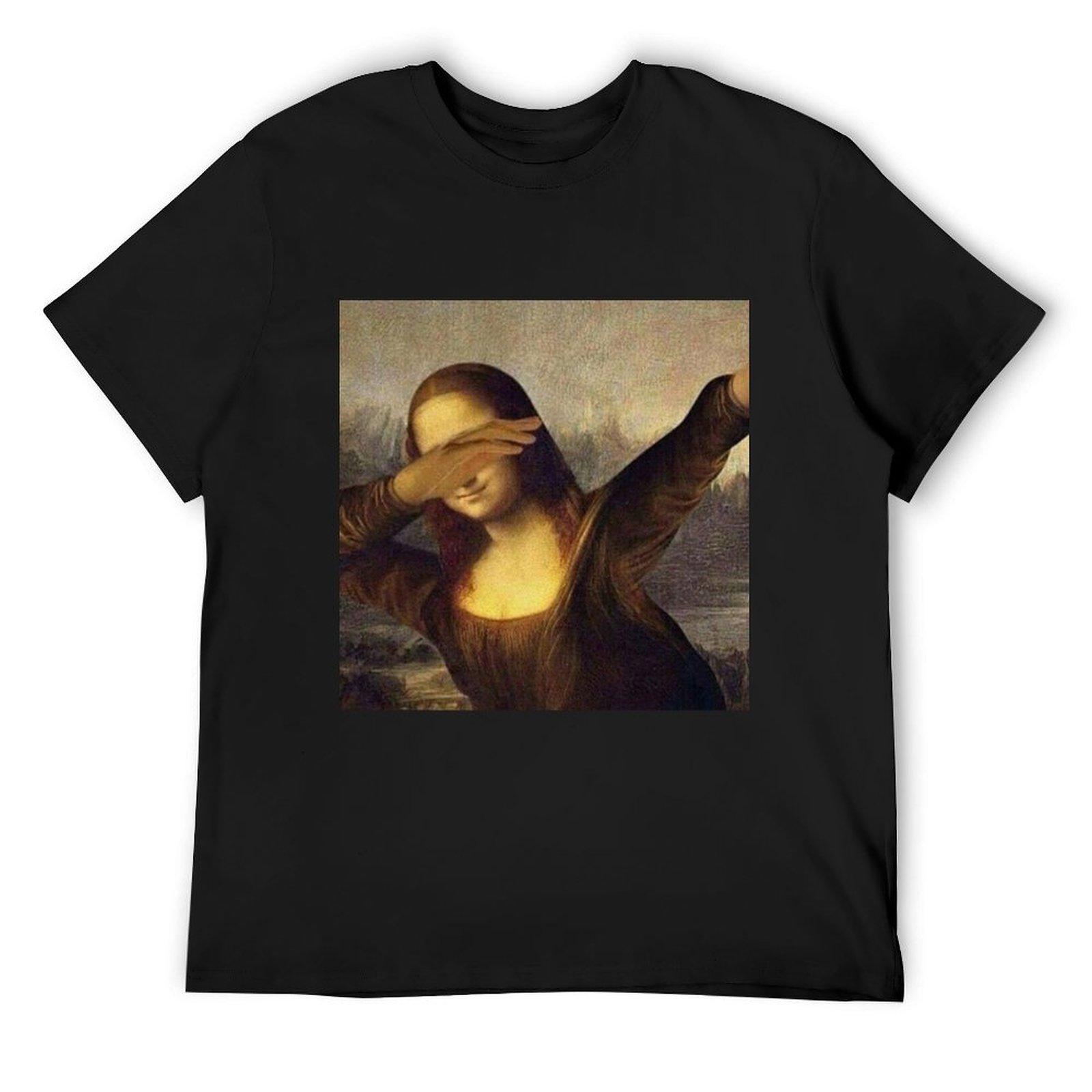 Mona Lisa DABBING! DAB! T-Shirt Anime Shirt Man Clothes Blouse Cotton T Shirt Men S білий
Mona Lisa DABBING! DAB! T-Shirt Anime Shirt Man Clothes Blouse Cotton T Shirt Men S білий