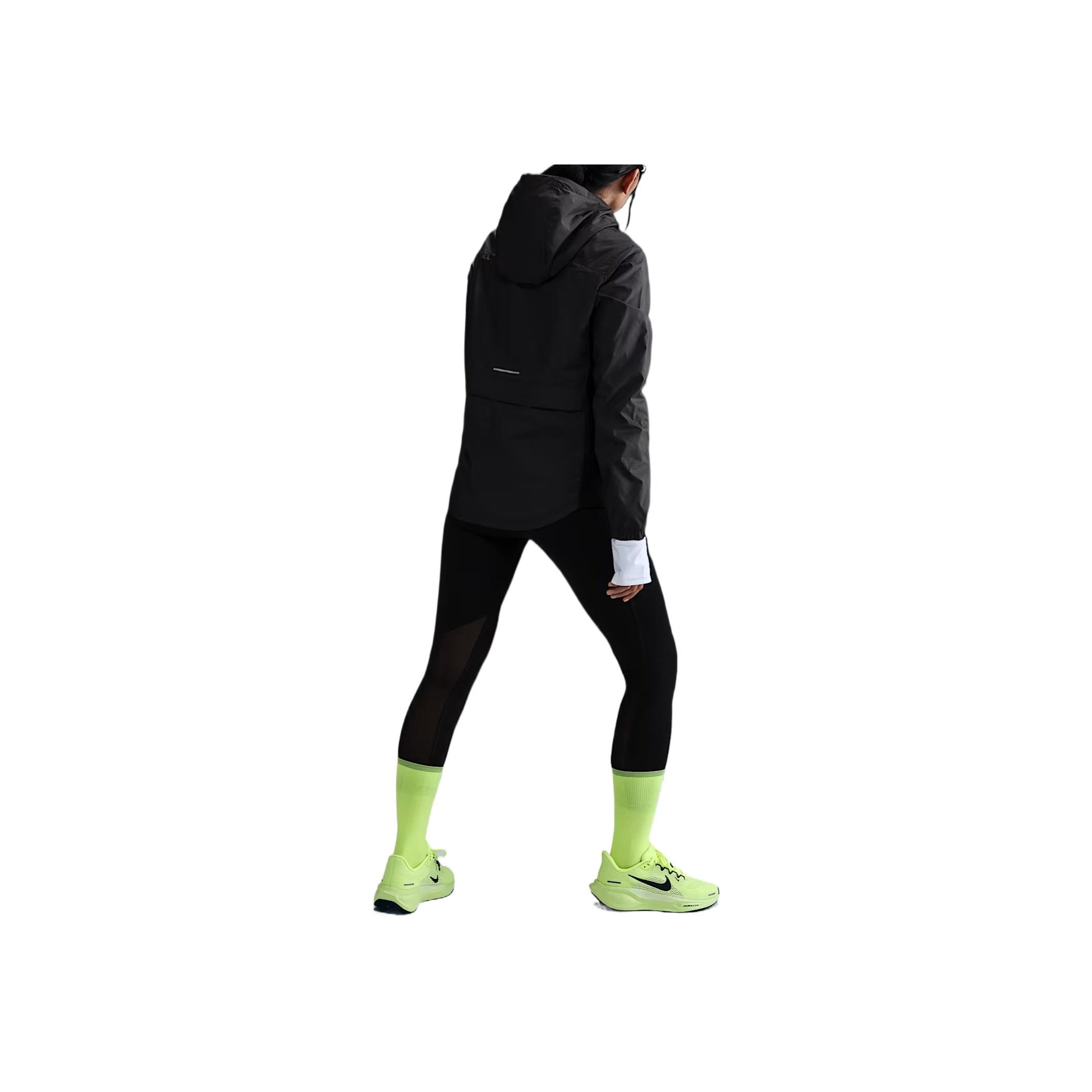 Nike Essential Удобная Модная Минималистичная Универсальная Однотонная Куртка с Капюшоном Женская Куртка Черная DX0319-010 L