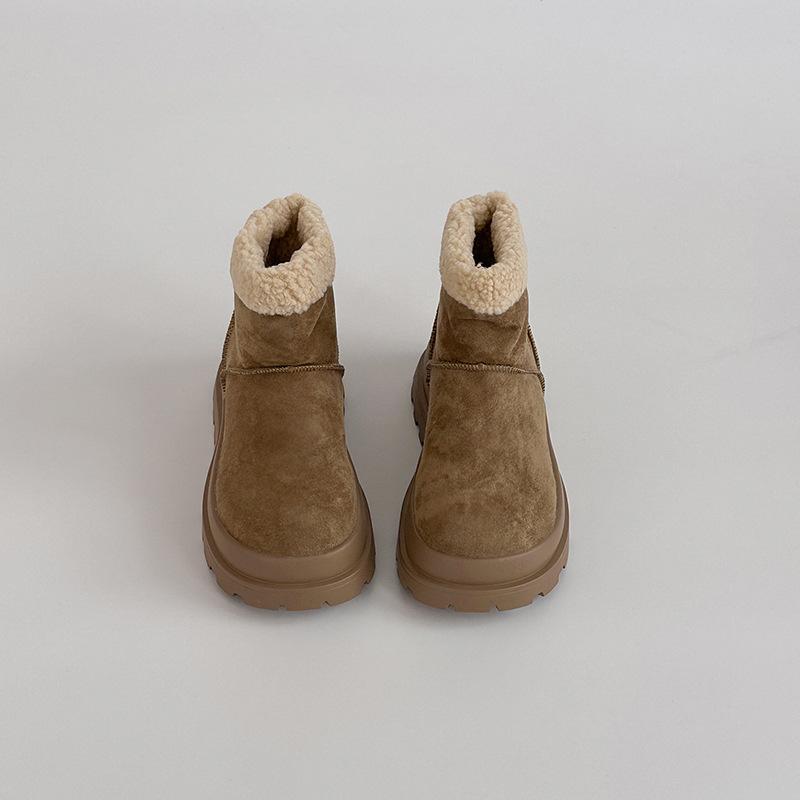 Fashion versatile retro fluff splicing platform snow boots women s new velvet thickened cotton shoes in autumn and winter 2025 35 хаки
Fashion versatile retro fluff splicing platform snow boots women s new velvet thickened cotton shoes in autumn and winter 2025 35 хаки