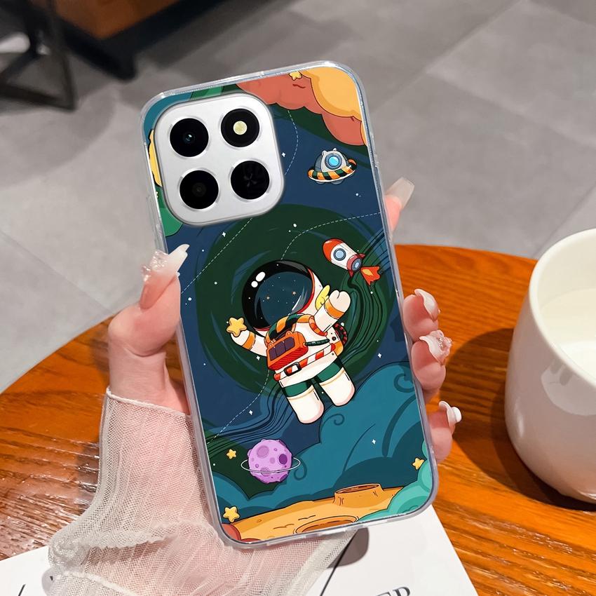 Для Huawei Honor X8a X7a X8c X6c 400 Pro Чехлы для телефонов Милый узор с космонавтом Роскошный прозрачный противоударный силиконовый чехол с защитой объектива Для Huawei Capa Honor 400 5G
Для Huawei Honor X8a X7a X8c X6c 400 Pro Чехлы для телефонов Милый узор с космонавтом Роскошный прозрачный противоударный силиконовый чехол с защитой объектива Для Huawei Capa Honor 400 5G