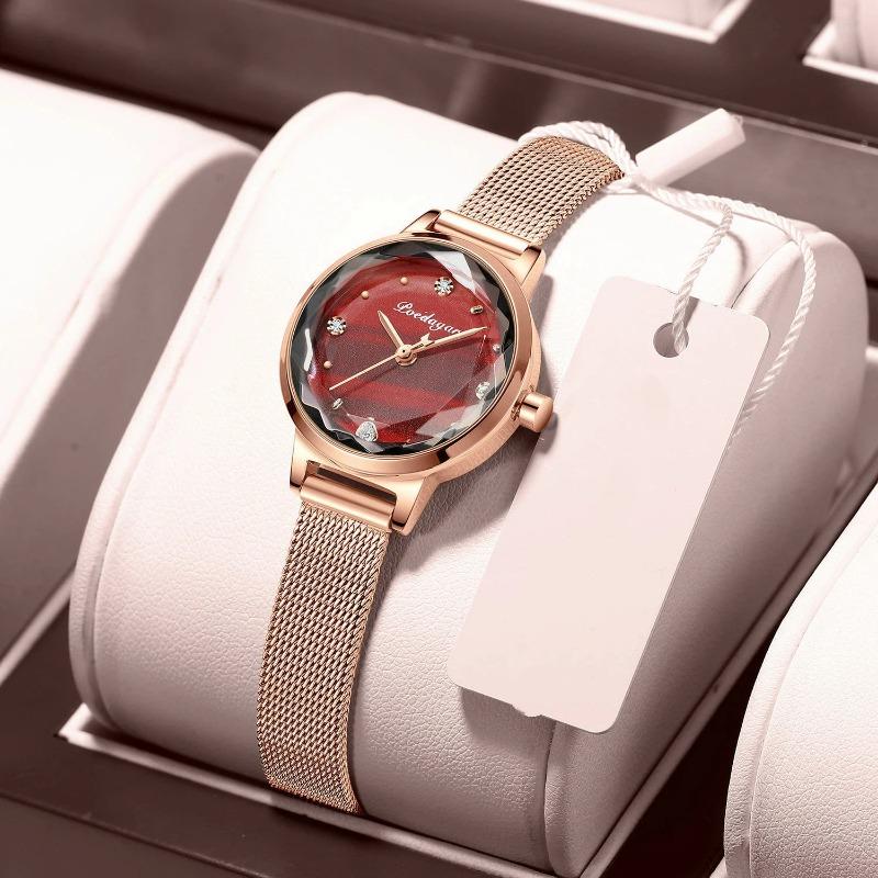 Новые женские водонепроницаемые часы ведущего бренда, студенческие, модные, в корейском стиле, кварцевые
Новые женские водонепроницаемые часы ведущего бренда, студенческие, модные, в корейском стиле, кварцевые