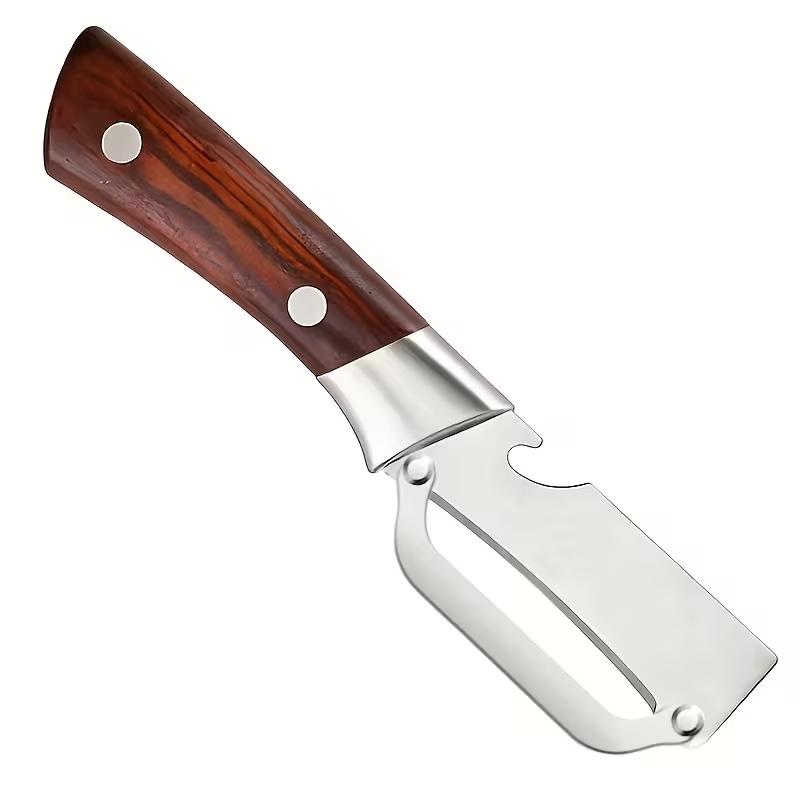 Professional stainless steel peeler with non-slip handle for peeling and slicing fruits and vegetables—durable and smooth to use
Professional stainless steel peeler with non-slip handle for peeling and slicing fruits and vegetables—durable and smooth to use