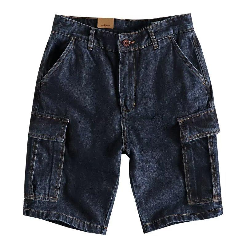 Stylish Indigo Wash Casual Shorts, Functional Side Pocket Shorts with Durable Stitching, Versatile Shorts for Casual & Weekend Trips 3XL синій
Stylish Indigo Wash Casual Shorts, Functional Side Pocket Shorts with Durable Stitching, Versatile Shorts for Casual & Weekend Trips 3XL синій