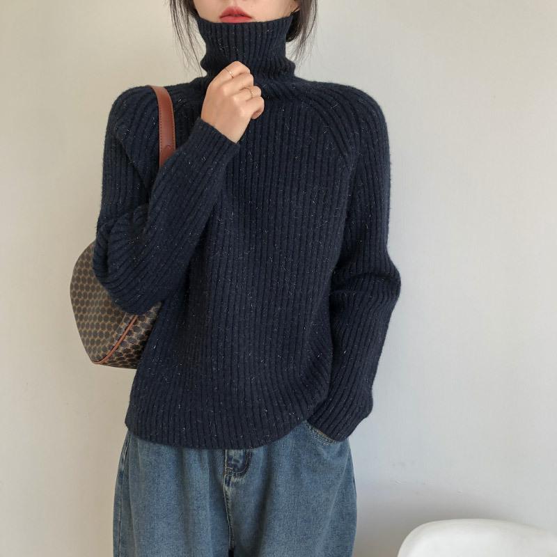 Ленивый мягкий свободный свитер с высоким воротом, женский осенне-зимний трикотажный низ рубашки One Size темно-синий
Ленивый мягкий свободный свитер с высоким воротом, женский осенне-зимний трикотажный низ рубашки One Size темно-синий