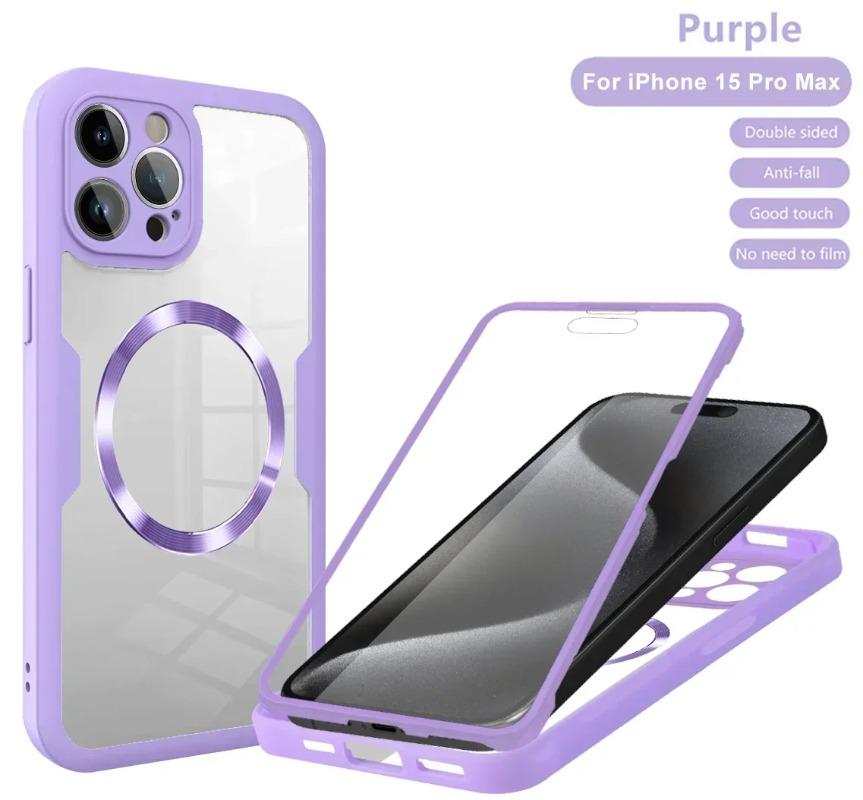 Magnetic For Magsafe 360 Full Body Front+Back Clear Case For iPhone 16 15 11 12 13 14 Pro Max Silicone Bumper Shockproof Cover For iphone 11Promax червоний
Magnetic For Magsafe 360 Full Body Front+Back Clear Case For iPhone 16 15 11 12 13 14 Pro Max Silicone Bumper Shockproof Cover For iphone 11Promax червоний