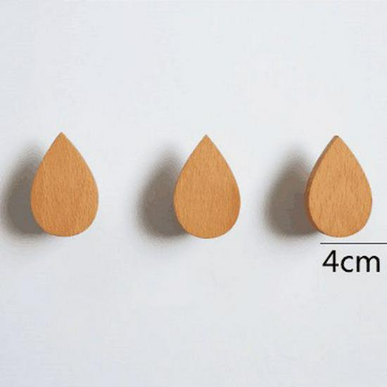 Nordic Solid Beech No-Drill Adhesive Wall Hooks - Star & Moon Design
Nordic Solid Beech No-Drill Adhesive Wall Hooks - Star & Moon Design