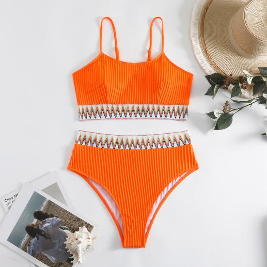 Yousheng 2 Pcs/Set Women Bikini Set Contrast Color Print Push Up Elastic High Waist Soft Quick Dry Padded Bikini Set Lady Beachwear Bathing Suit
Yousheng 2 Pcs/Set Women Bikini Set Contrast Color Print Push Up Elastic High Waist Soft Quick Dry Padded Bikini Set Lady Beachwear Bathing Suit