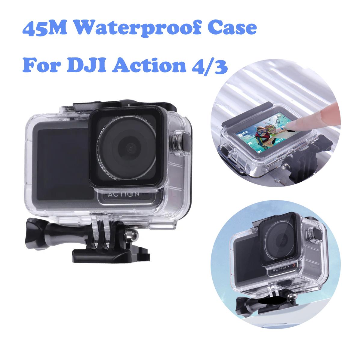 45M водонепроницаемый чехол для DJI Action 4 5 Pro подводный бокс дайвинг чехол сенсорный экран задняя защитная крышка камера аксессуар
45M водонепроницаемый чехол для DJI Action 4 5 Pro подводный бокс дайвинг чехол сенсорный экран задняя защитная крышка камера аксессуар
