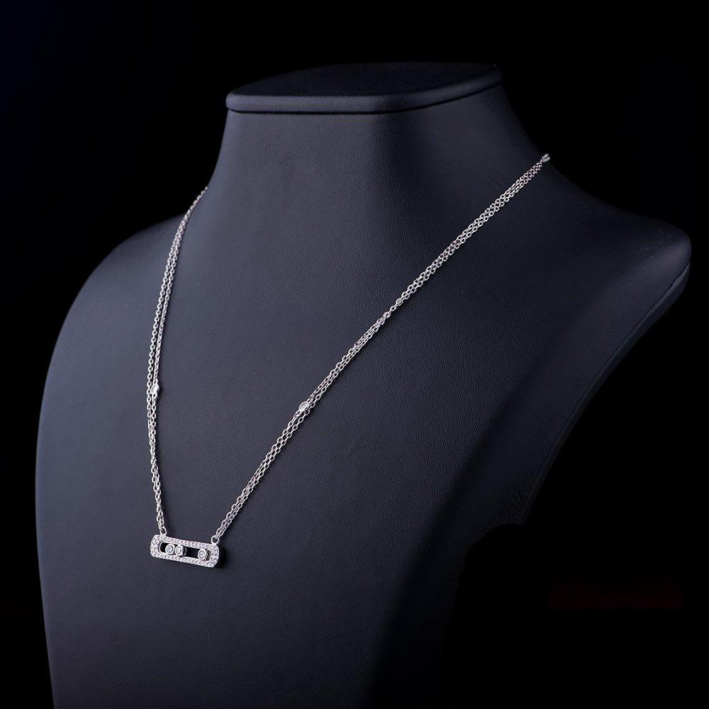 Срібне кольє з фіанітами Oniks 45 срібний
Срібне кольє з фіанітами Oniks 45 срібний