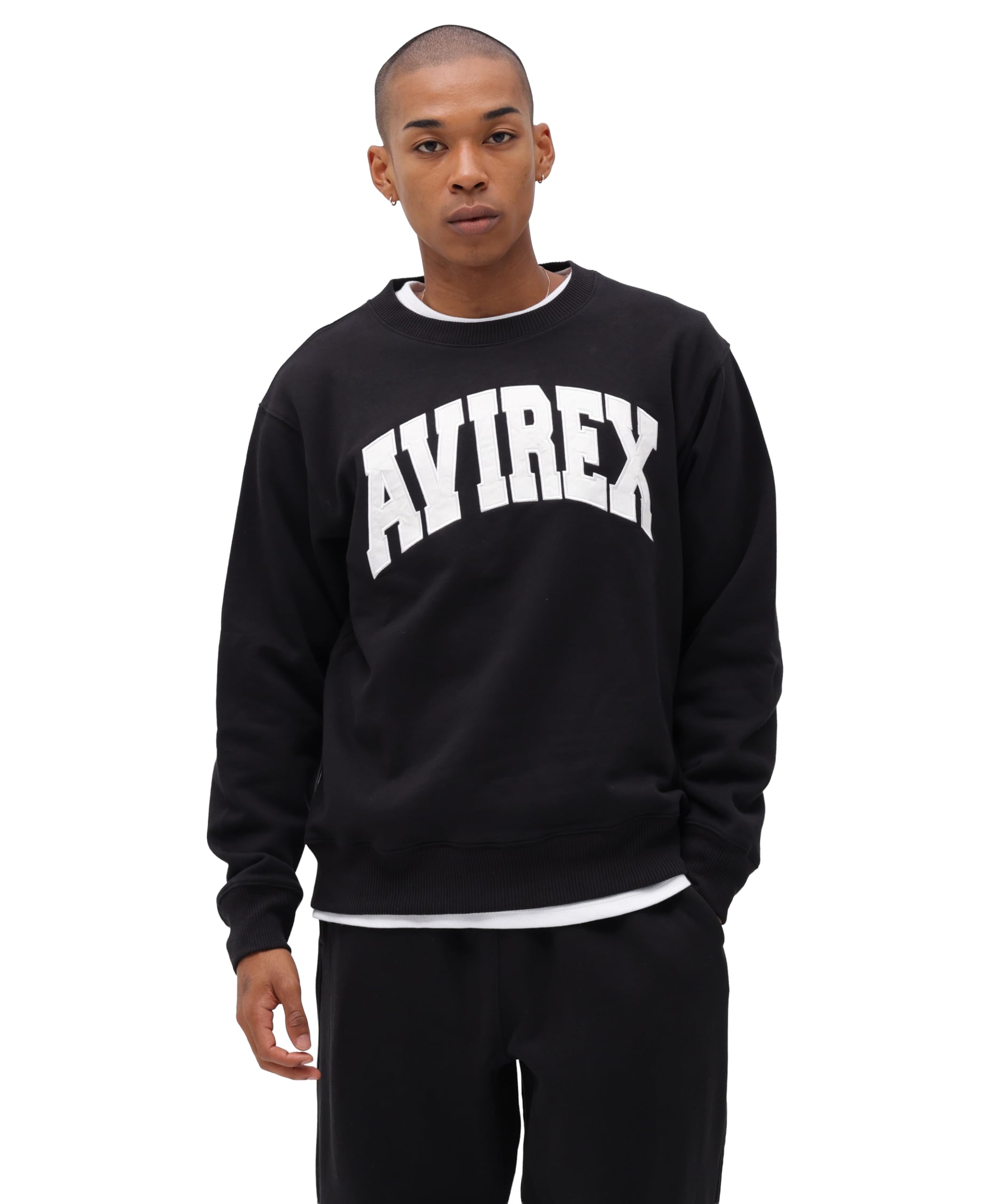 AVIREX CREW NECK L/S SWEAT LOGO 783-3932003 men s 2XL black
AVIREX CREW NECK L/S SWEAT LOGO 783-3932003 men s 2XL black