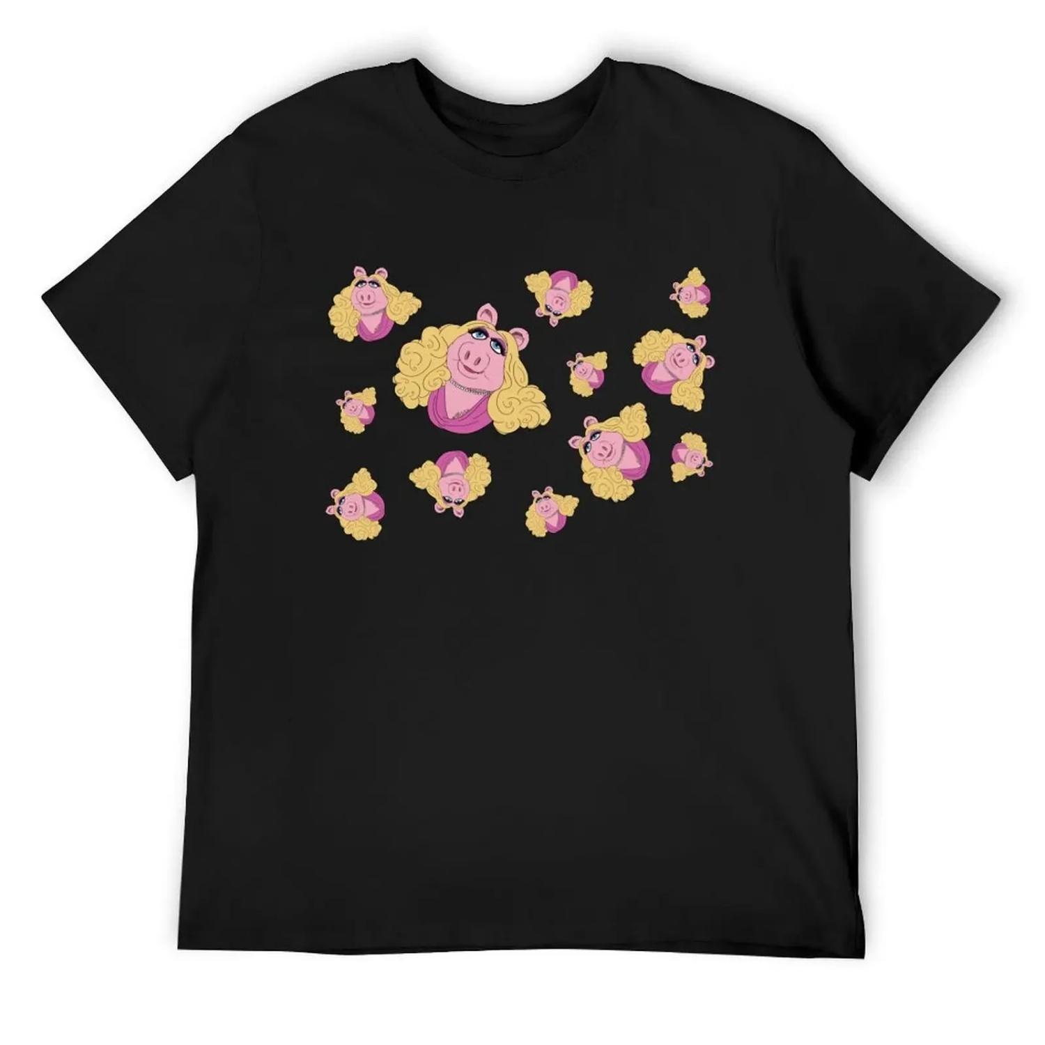 Miss Piggy Pattern T-Shirt Funny t-shirts graphic shirts boys animal print quick-drying men clothes S чёрный
Miss Piggy Pattern T-Shirt Funny t-shirts graphic shirts boys animal print quick-drying men clothes S чёрный