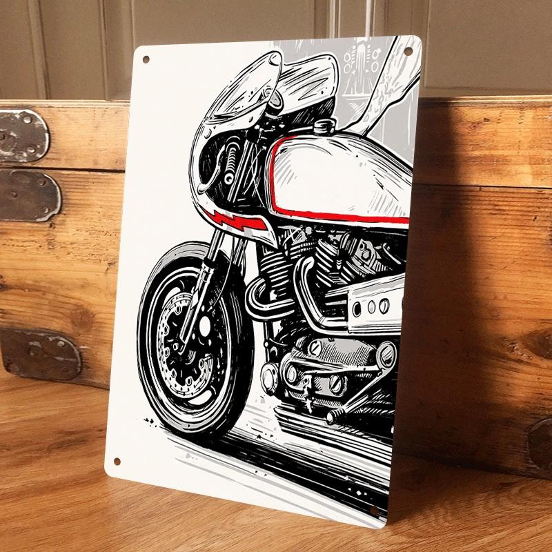 1 piece of vintage motorcycle tinplate painting, home wall decoration, living room, study, bar, industrial style hanging ornamen (as the picture,20x30cm)
1 piece of vintage motorcycle tinplate painting, home wall decoration, living room, study, bar, industrial style hanging ornamen (as the picture,20x30cm)