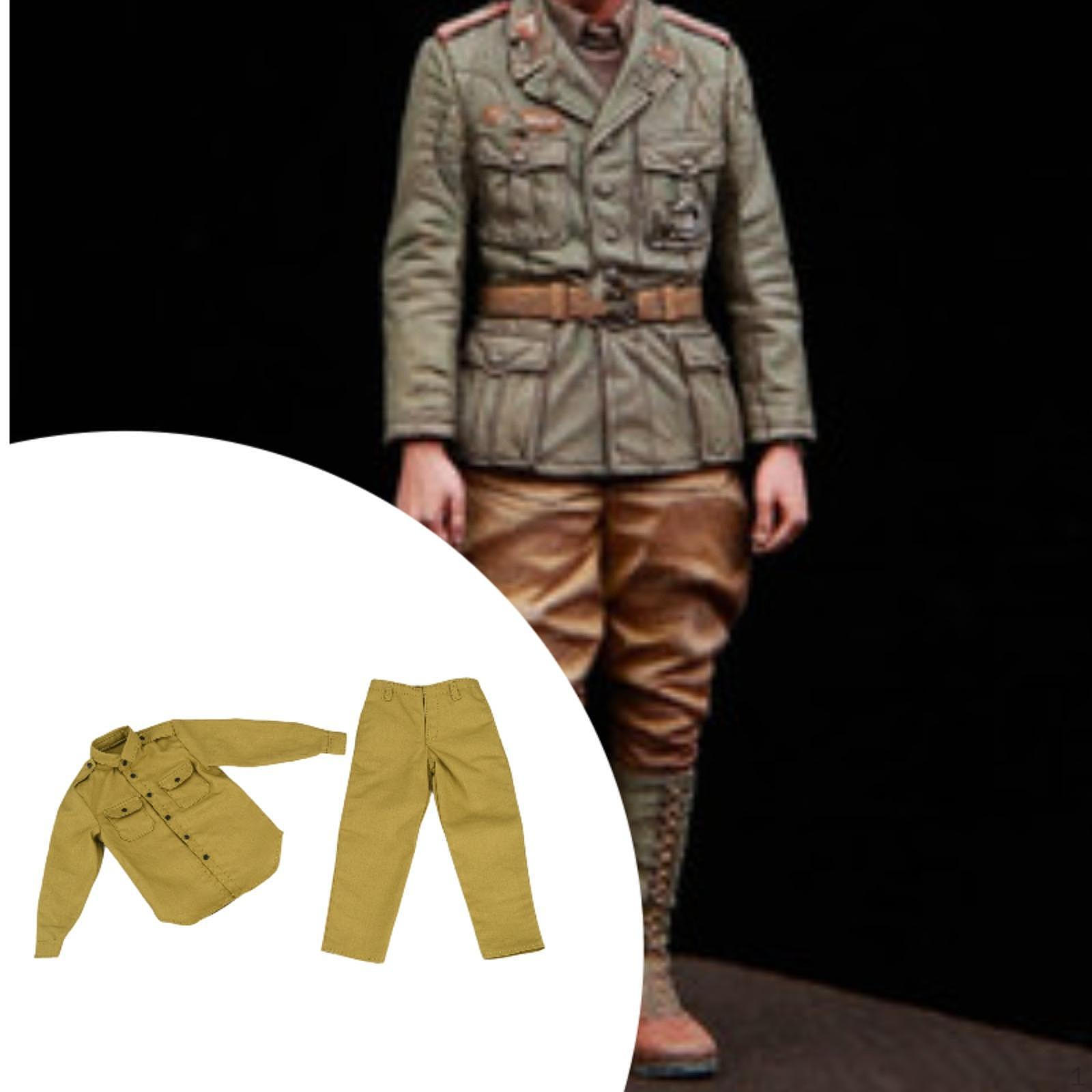 1/6 Scale Figure Doll Clothes,Miniature Uniform Shirt and Pants , Action Figures Clothing for
1/6 Scale Figure Doll Clothes,Miniature Uniform Shirt and Pants , Action Figures Clothing for