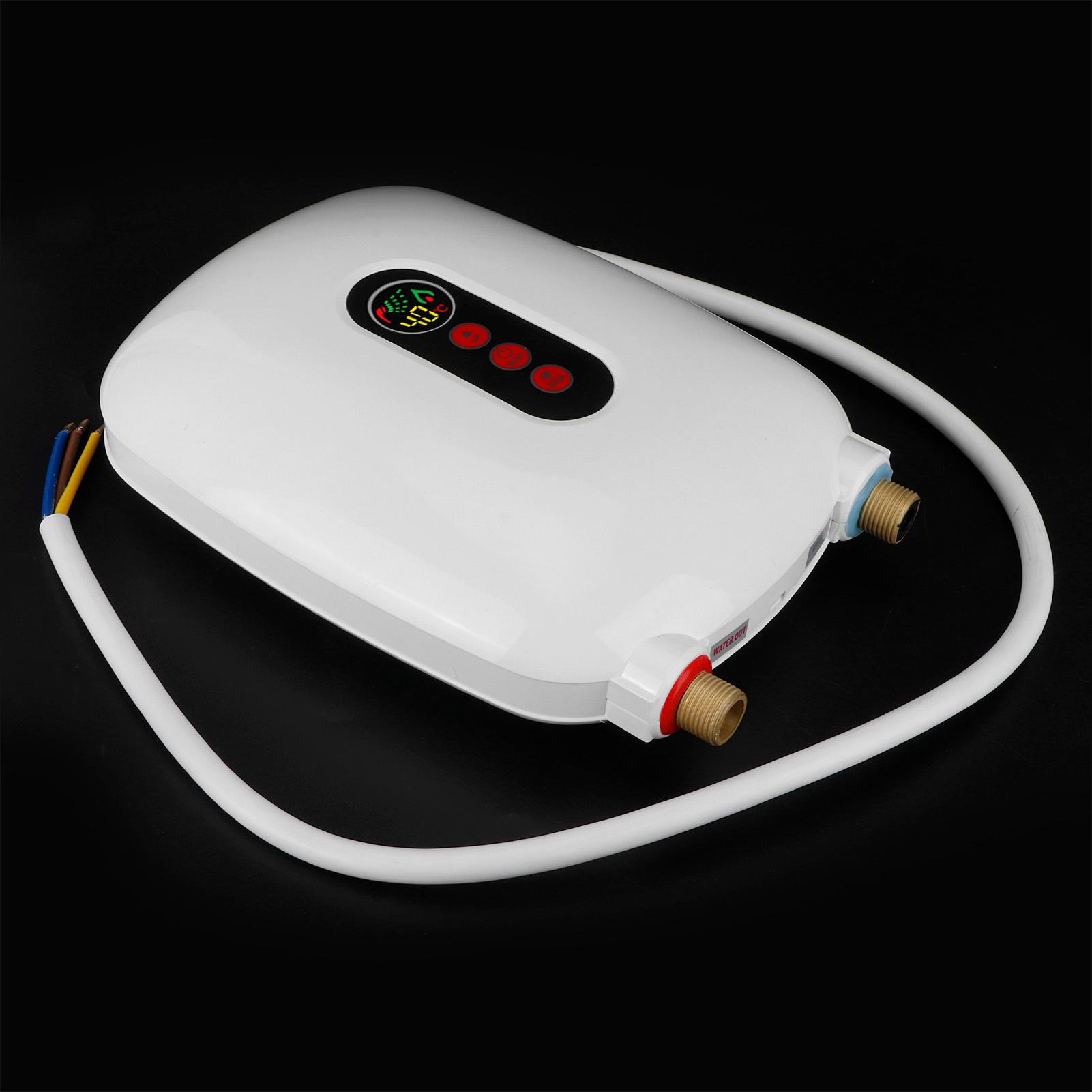 Tankless Water Heater LCD Electric Hot Water Heater Bathroom
Tankless Water Heater LCD Electric Hot Water Heater Bathroom