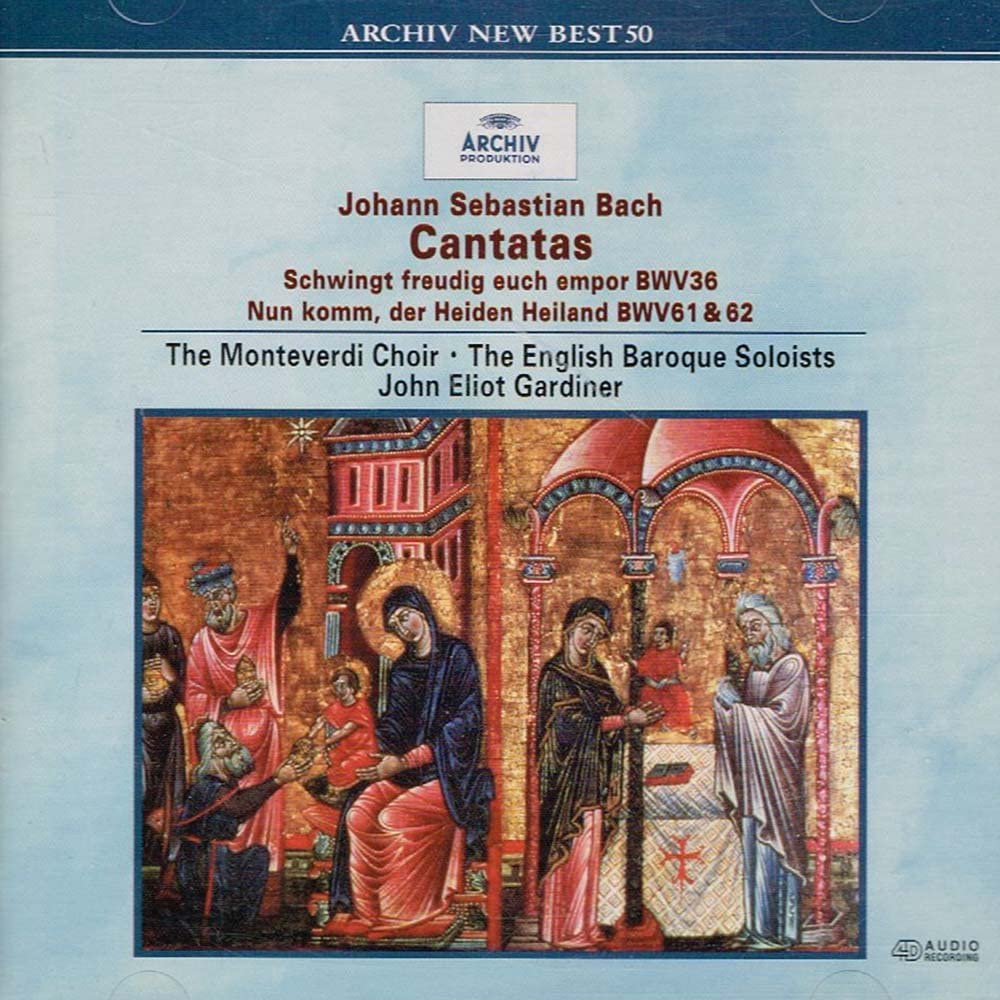 CD GARDINER (JOHN ELLIOTT), ARGENTA (N - Bach: Кантата №№. 36, 61, 62 UCCA3138 Japan Classical Used
CD GARDINER (JOHN ELLIOTT), ARGENTA (N - Bach: Кантата №№. 36, 61, 62 UCCA3138 Japan Classical Used