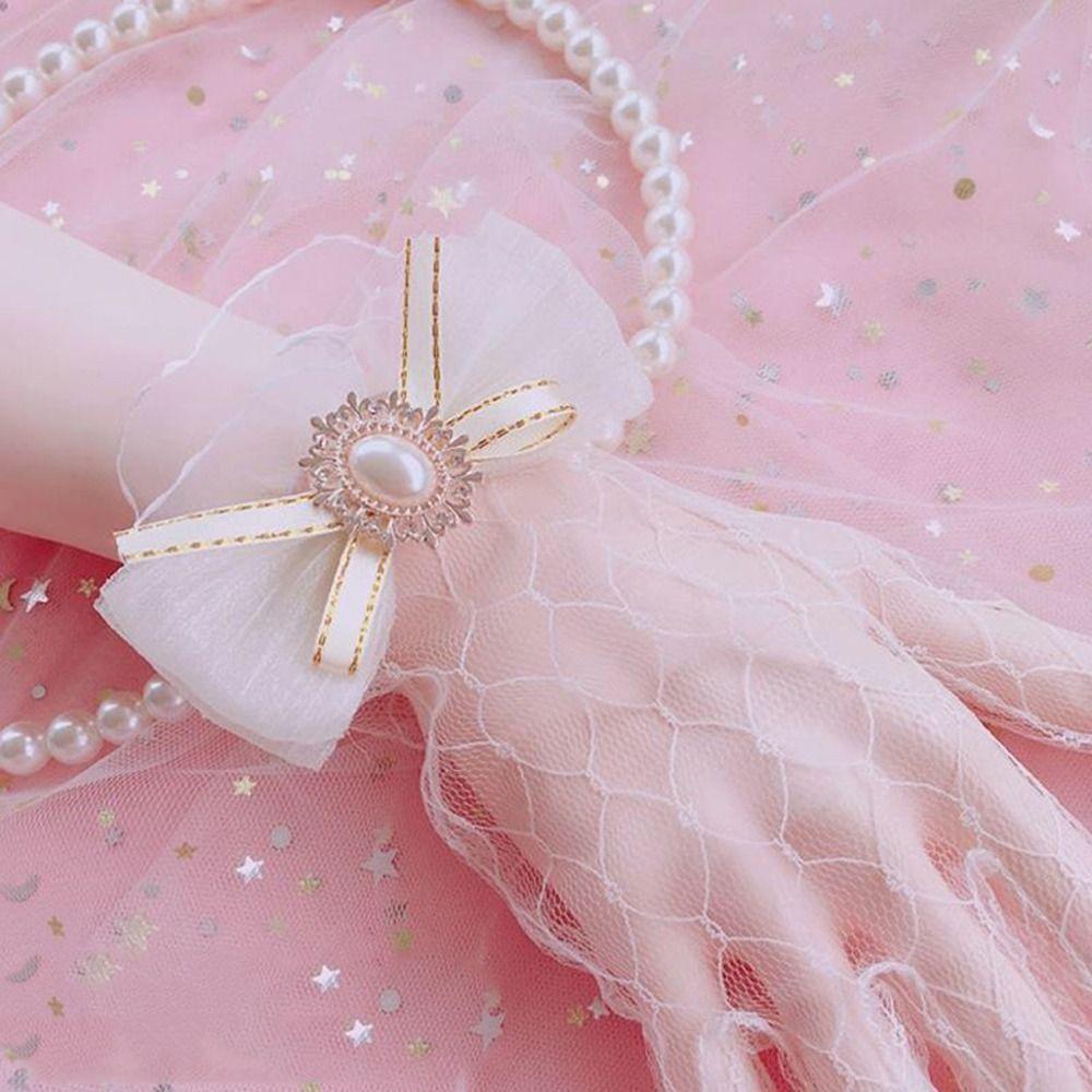 Fishnet Hollow Pearl Party Gloves Women Gloves Lace Bow Gloves Transparent Bride Wedding Gloves
Fishnet Hollow Pearl Party Gloves Women Gloves Lace Bow Gloves Transparent Bride Wedding Gloves