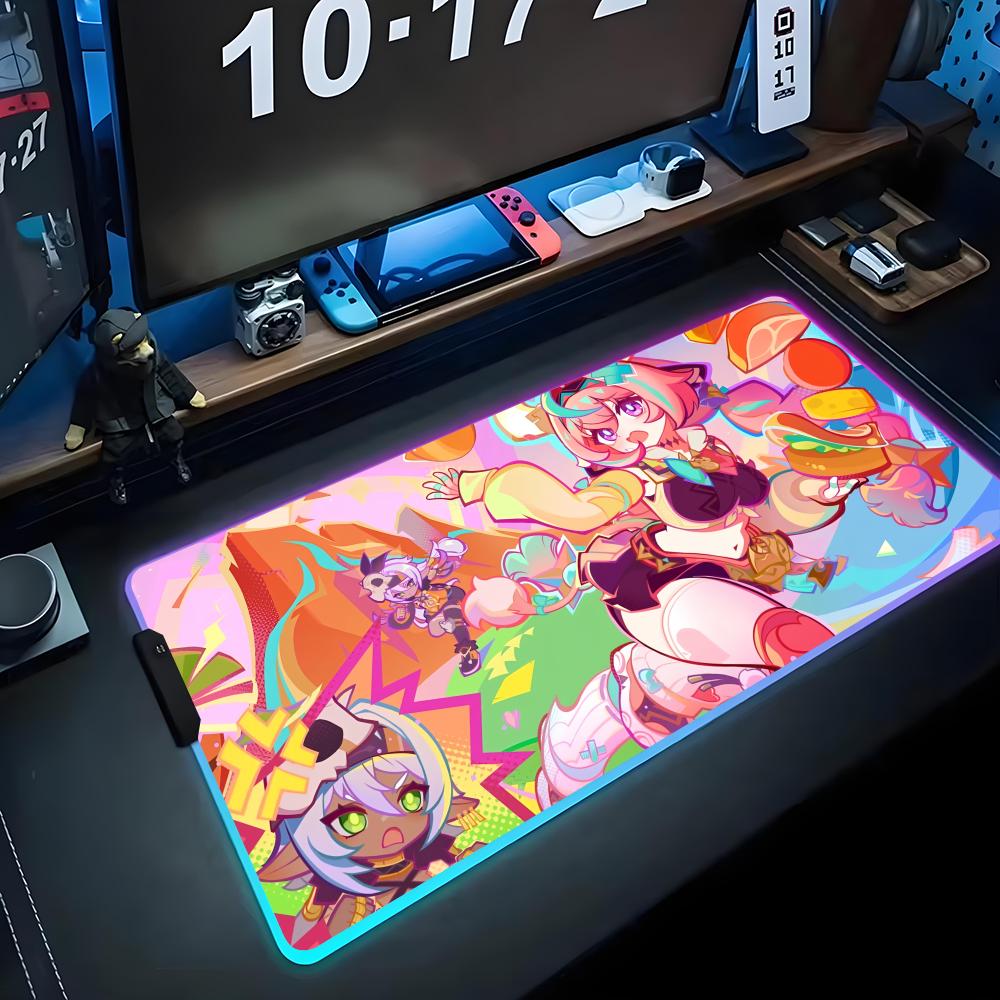 varesa Mouse Pad RGB Gaming Mousepad Big LED Pad PC Desk Mat Luminous Mouse Pad Large Keyboard Mats Table Rug With Backlit RGB600x300x3mm
varesa Mouse Pad RGB Gaming Mousepad Big LED Pad PC Desk Mat Luminous Mouse Pad Large Keyboard Mats Table Rug With Backlit RGB600x300x3mm