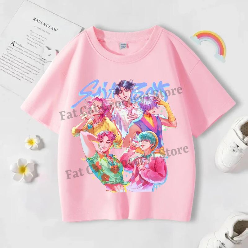 Kpop Охотник на демонов Хлопковая футболка Руми Мира Зои Аниме Детская одежда для девочек и мальчиков Летняя футболка с коротким рукавом Детская модная футболка Топ Подарок 150
Kpop Охотник на демонов Хлопковая футболка Руми Мира Зои Аниме Детская одежда для девочек и мальчиков Летняя футболка с коротким рукавом Детская модная футболка Топ Подарок 150