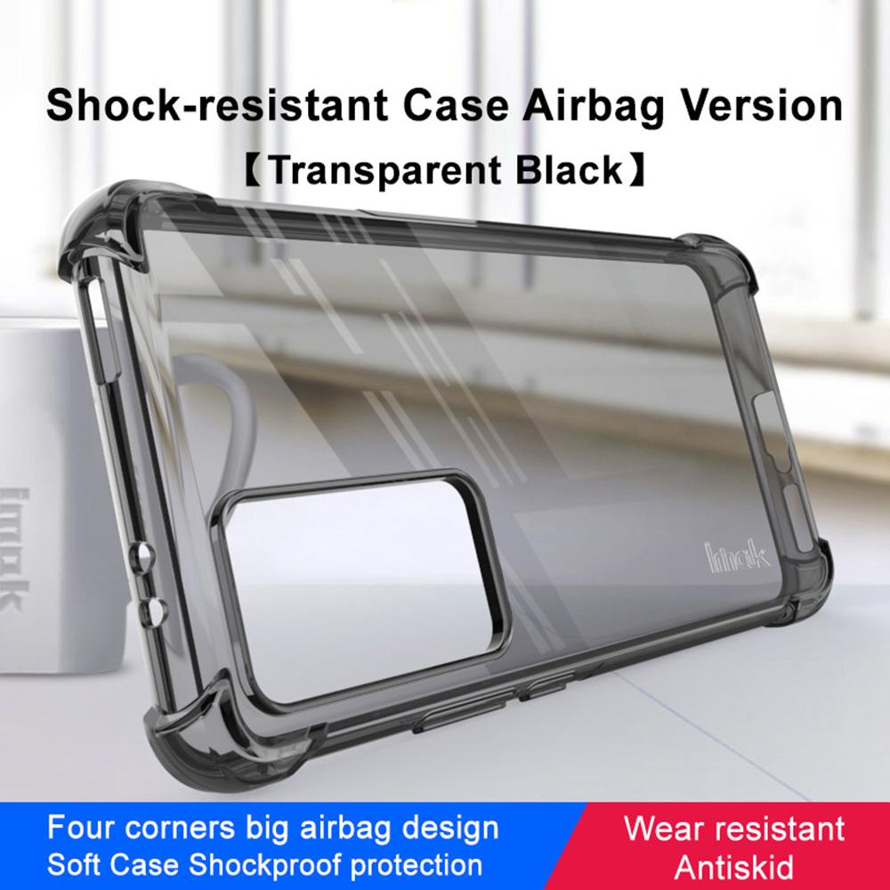 IMAK For Xiaomi 12T Pro 5G Soft TPU Clear Shockproof Cover Four Corner Airbag Anti-drop Case Transparent Black
IMAK For Xiaomi 12T Pro 5G Soft TPU Clear Shockproof Cover Four Corner Airbag Anti-drop Case Transparent Black