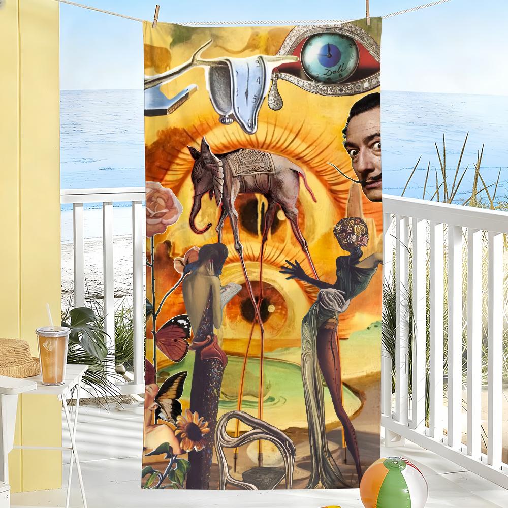 Salvador Dali Pop Art Towel Soft Pool Gift For Travel Gym Shower Camping Quick Dry Sports Large Beach Towels W40*H60(CM)
Salvador Dali Pop Art Towel Soft Pool Gift For Travel Gym Shower Camping Quick Dry Sports Large Beach Towels W40*H60(CM)