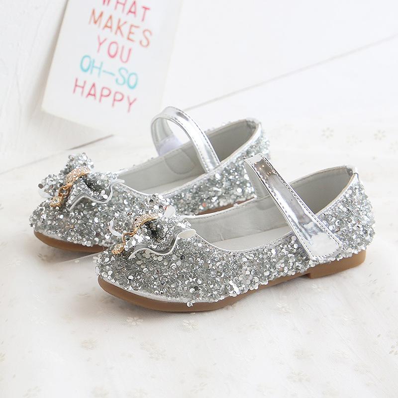 Fashion Girls Shoes Kids Flats Shoes Sequins Rhinestone Princess With Butterfly-Knot Flats Shoes For Students New Autumn 21 серебряный
Fashion Girls Shoes Kids Flats Shoes Sequins Rhinestone Princess With Butterfly-Knot Flats Shoes For Students New Autumn 21 серебряный
