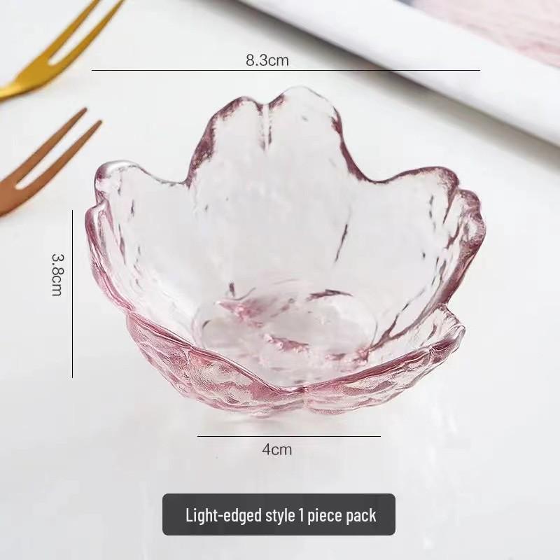 Japanese Cherry Blossom Glass Petal Sauce Dish - Hammered Pattern for Home Use, Hot Pot Dipping, and Vinegar Serving.
Japanese Cherry Blossom Glass Petal Sauce Dish - Hammered Pattern for Home Use, Hot Pot Dipping, and Vinegar Serving.
