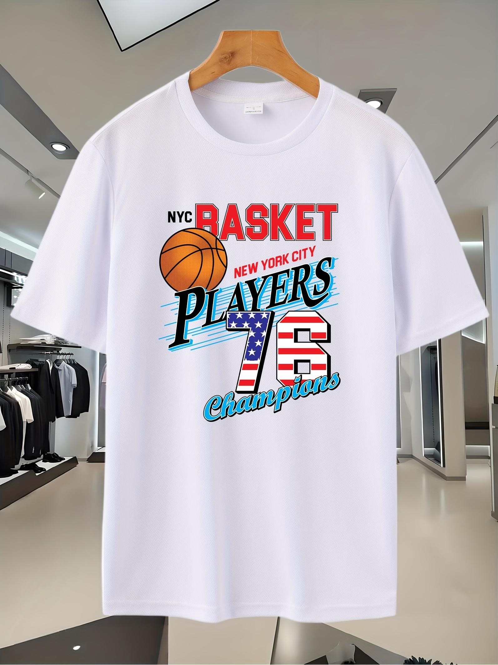 3C Sporty Graphic Print Short Sleeve T-shirt - Black Basketball NYC Champions 76 American Flag Design XL
3C Sporty Graphic Print Short Sleeve T-shirt - Black Basketball NYC Champions 76 American Flag Design XL