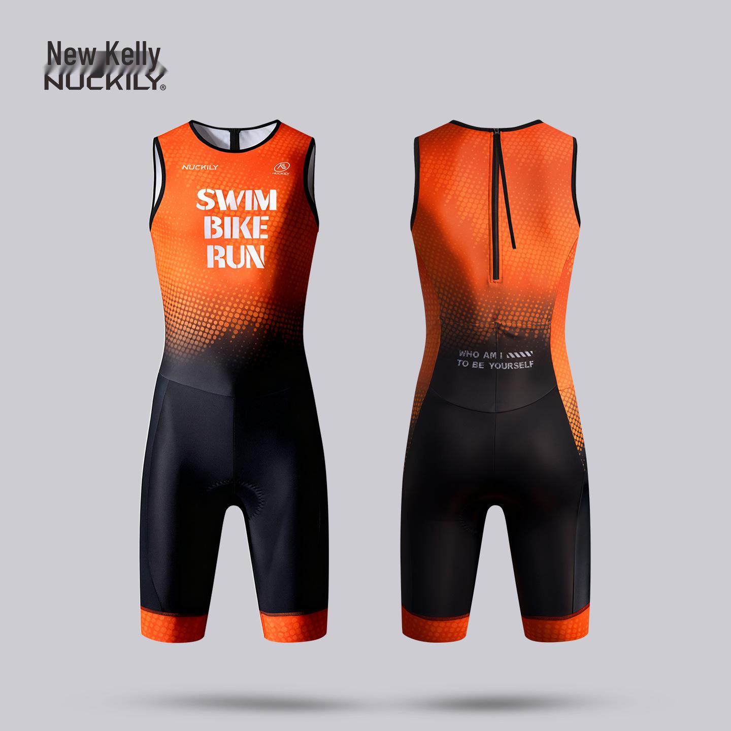 Unisex Triathlon One-Piece Suit with Padded Seat for Swimming & Cycling Large
Unisex Triathlon One-Piece Suit with Padded Seat for Swimming & Cycling Large