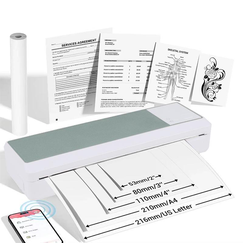A4 Portable Question Printing & Tattoo Transfer Thermal Printer
A4 Portable Question Printing & Tattoo Transfer Thermal Printer