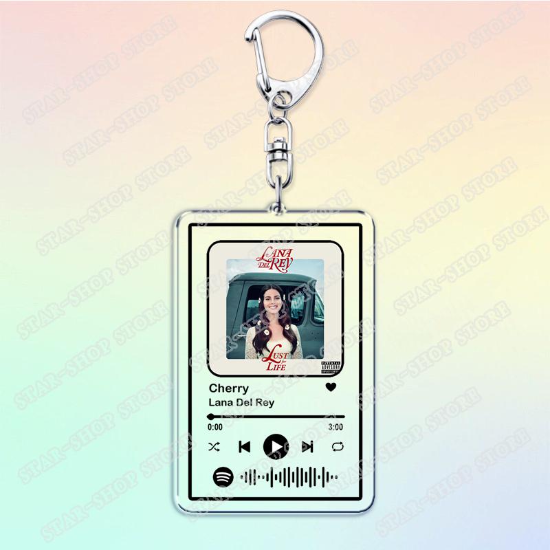 Lana Del Rey Songs Keychains for Women Accessories Bag Young and Beautiful Video Games Brooklyn Baby Keyings Jewelry Fans Gifts вишня
Lana Del Rey Songs Keychains for Women Accessories Bag Young and Beautiful Video Games Brooklyn Baby Keyings Jewelry Fans Gifts вишня