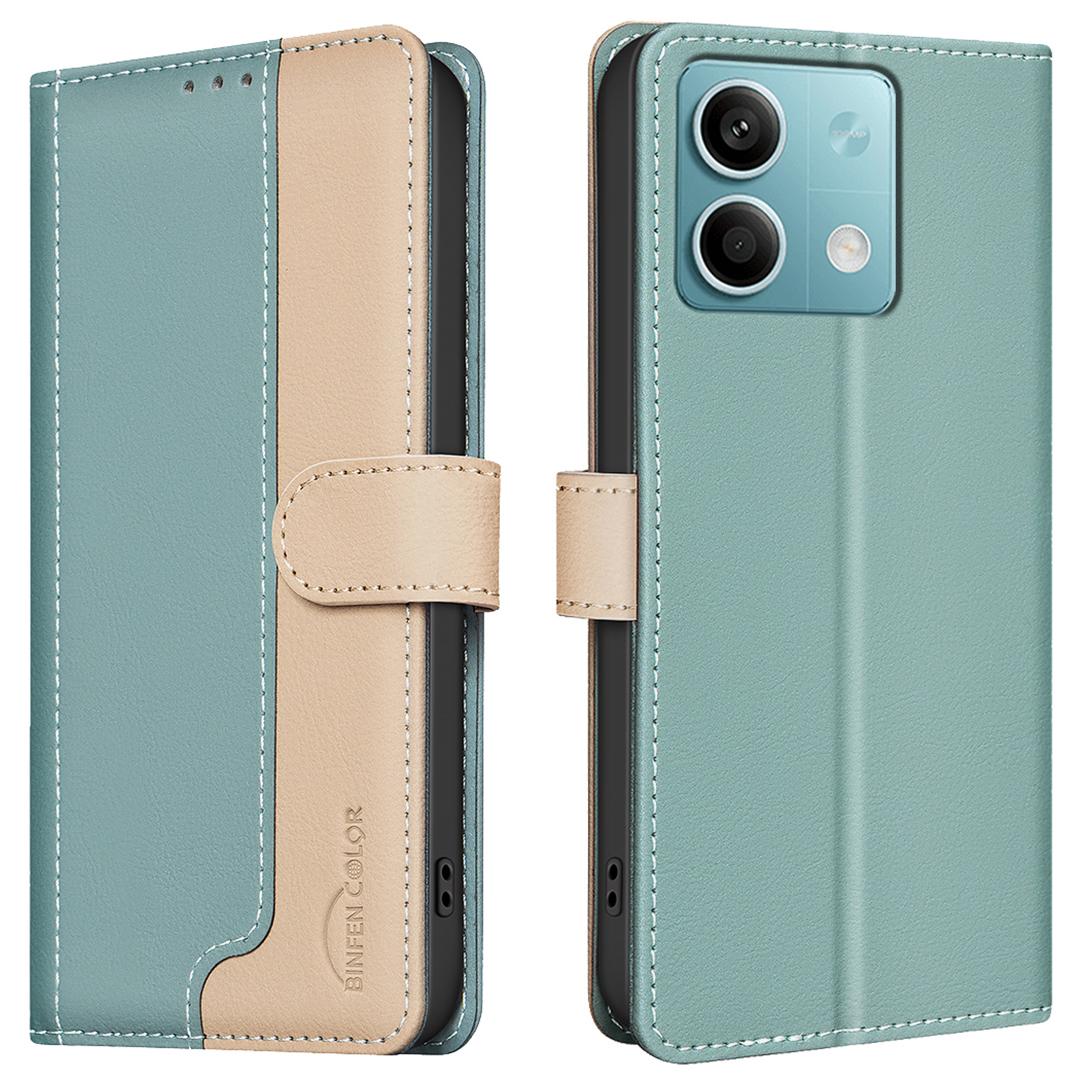 For Xiaomi Redmi Note 13 5G Leather Case Splicing Color Wallet Cover Green
For Xiaomi Redmi Note 13 5G Leather Case Splicing Color Wallet Cover Green
