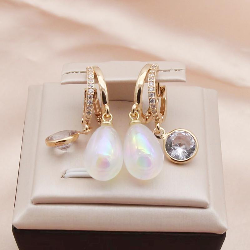 Модные синие серьги-капли с искусственным жемчугом для женщин, модные серьги-кольца с цирконием, ювелирные изделия, аксессуары для вечеринок белый
Модные синие серьги-капли с искусственным жемчугом для женщин, модные серьги-кольца с цирконием, ювелирные изделия, аксессуары для вечеринок белый