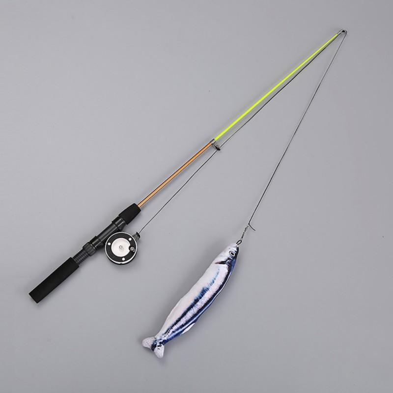 Retractable Cat Toy Fish Type Telescopic Feathers Funny Cat Stick Toys Pet Toy for Kitten Cat Rods Simulation Fishing Rod
Retractable Cat Toy Fish Type Telescopic Feathers Funny Cat Stick Toys Pet Toy for Kitten Cat Rods Simulation Fishing Rod