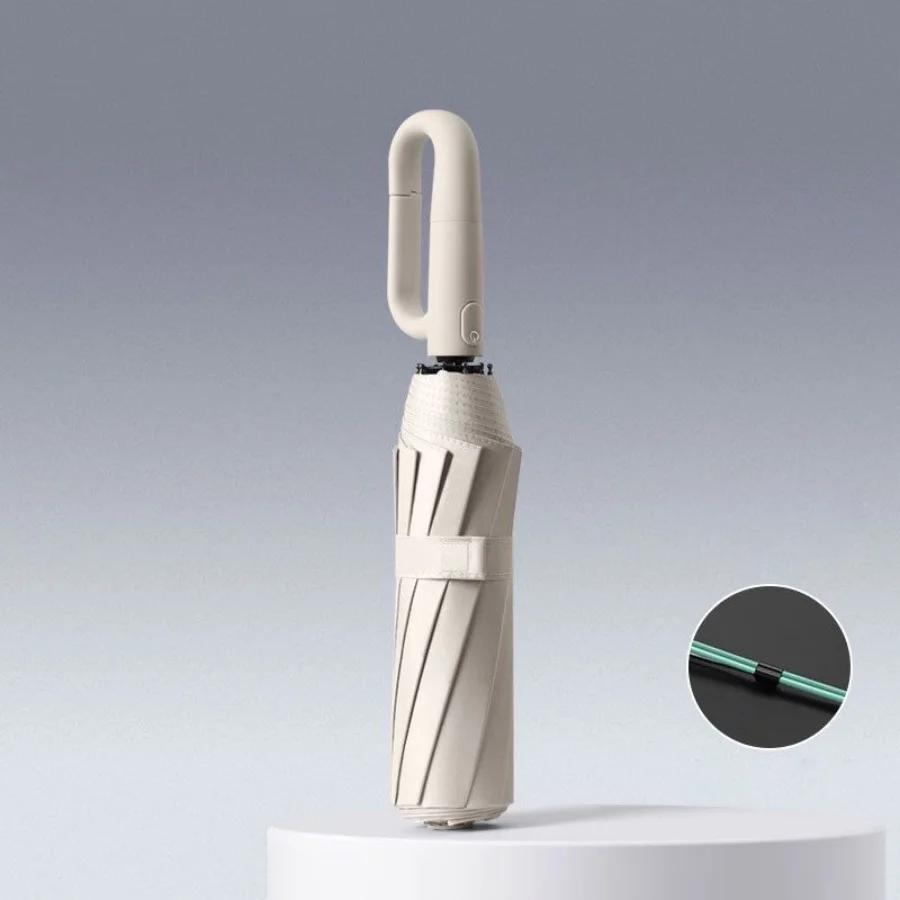 Ветрозащитный автоматический складной зонт с 20 спицами, 105 см, прочный, усиленный, с большой ручкой-пряжкой, водо- и ветроустойчивый IRON&24K бежевый
Ветрозащитный автоматический складной зонт с 20 спицами, 105 см, прочный, усиленный, с большой ручкой-пряжкой, водо- и ветроустойчивый IRON&24K бежевый