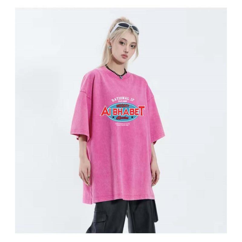 American Retro Washed Cotton Printed Batik Women s Short Sleeve T-Shirt - Trendy Loose Fit Design Medium розы красного
American Retro Washed Cotton Printed Batik Women s Short Sleeve T-Shirt - Trendy Loose Fit Design Medium розы красного