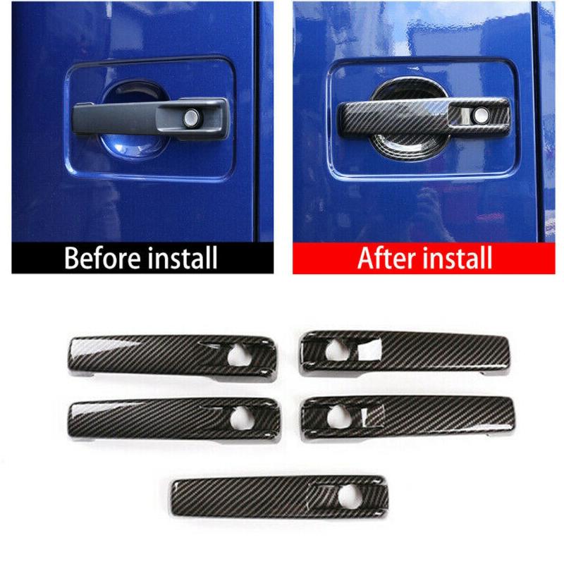 For Mercedes Benz G Class W461 W463 2018- Carbon Fiber Refit Car Door Handle Cover Catch Cap Stickers Auto
For Mercedes Benz G Class W461 W463 2018- Carbon Fiber Refit Car Door Handle Cover Catch Cap Stickers Auto