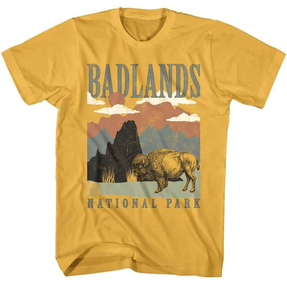 Badlands Bison Men s Gold T Shirt S
Badlands Bison Men s Gold T Shirt S